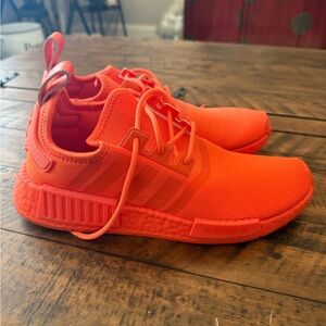 Adidas NMD R1 Sneakers | Women’s 8.5 | Bright Orange | Worn Once